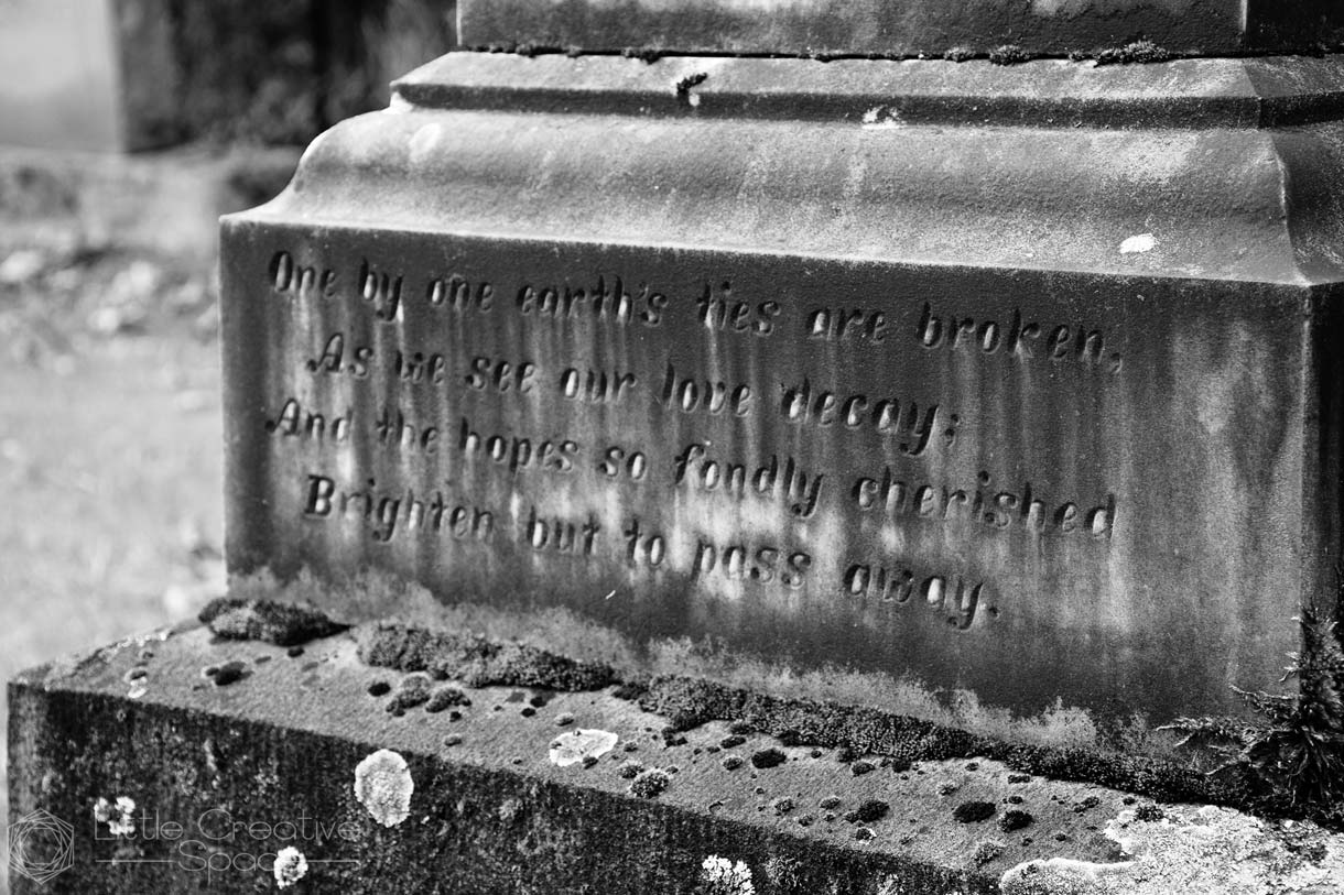 Cemetery Head Stone - 365 Project